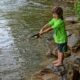 kids fishing day at Jones Bridge Park