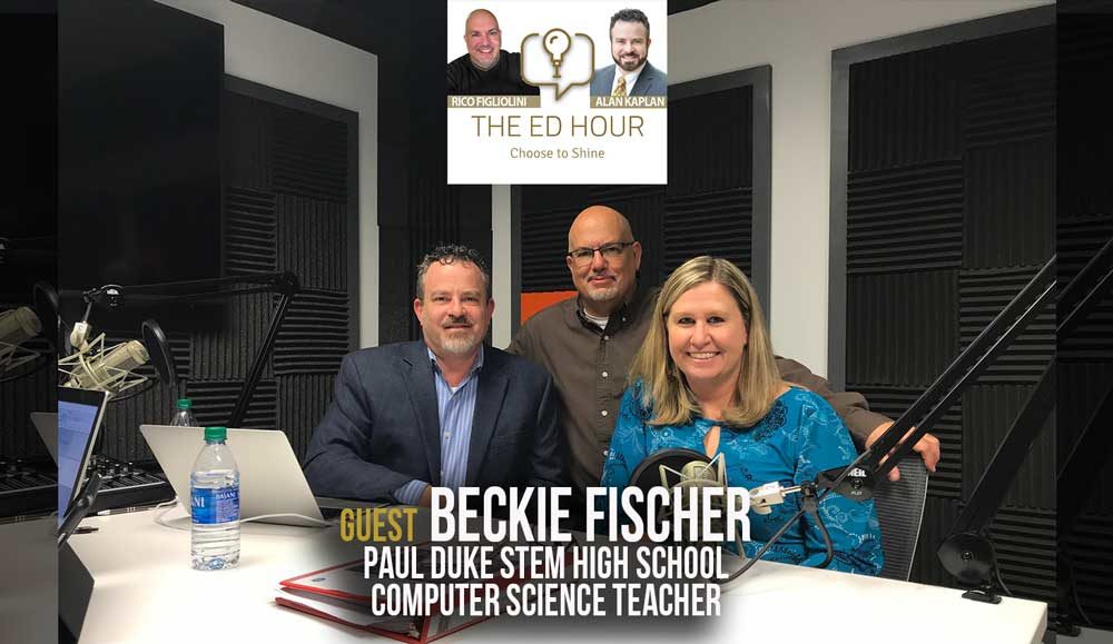 Beckie FIscher at The ED Hour podcast