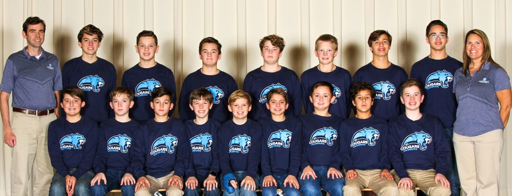 Cornerstone Christian Academy Boys Swim Team