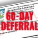 60-day deferral business license