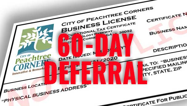 60-day deferral business license