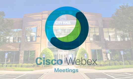 city government with webex