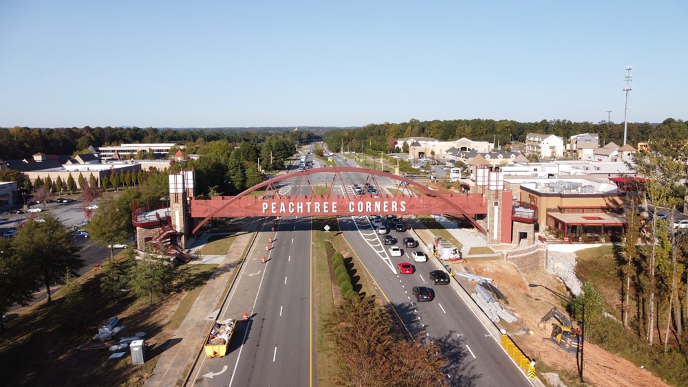 Peachtree Corners Pedestrian Bridge