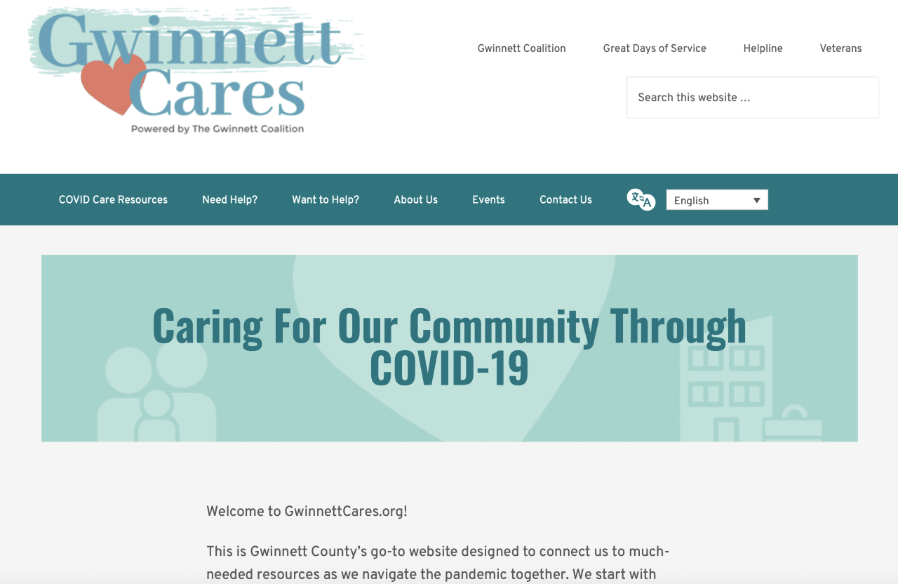 gwinnett cares site