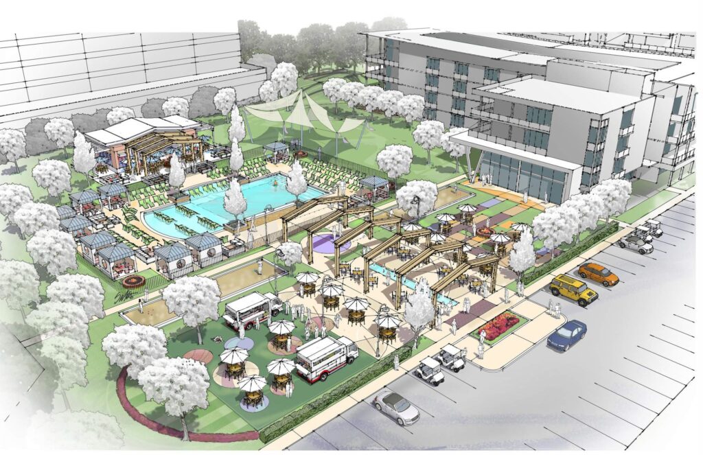 Peachtree Summit Mixed Use Conceptual Rendering