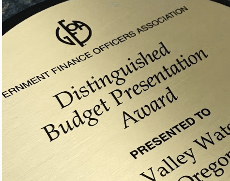 Distinguished Budget Presentation Award