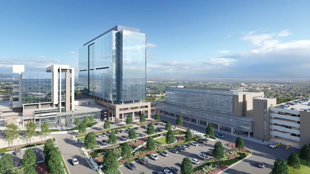 Northside Hospital Gwinnett tower project (rendering)