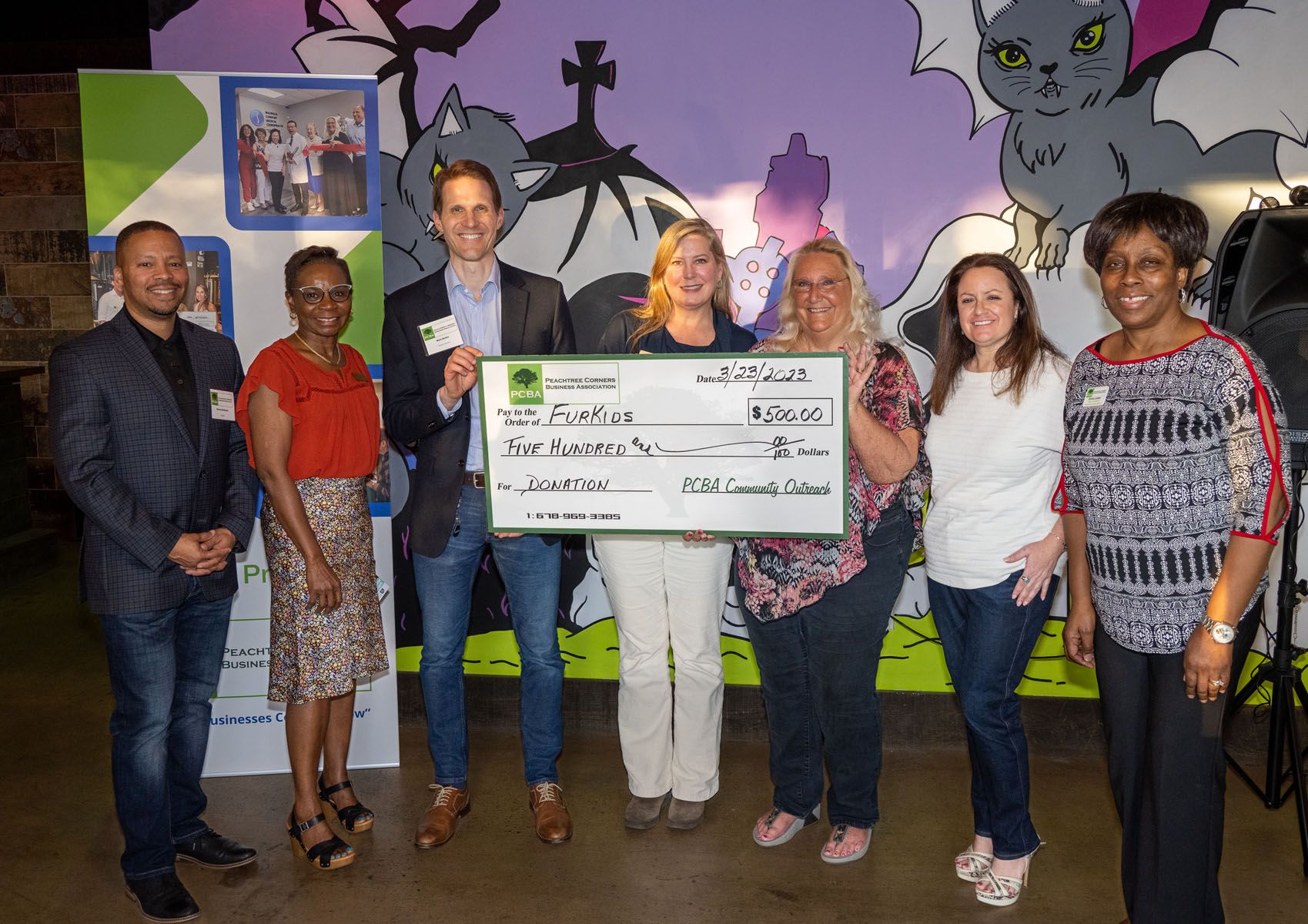 PCBA Awards $500 to Furkids - Peachtree Corners Magazine