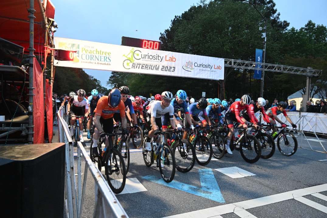 The 2024 Curiosity Lab Criterium will take place on a course in the world-famous Curiosity Lab in Peachtree Corners.