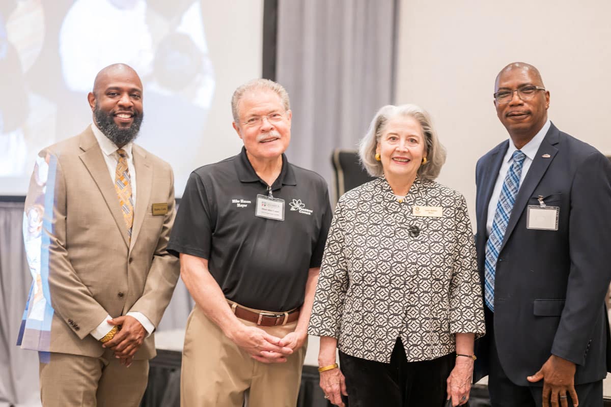 The Southwest Gwinnett Chamber of Commerce hosted mayors from Berkeley Lake, Norcross and Peachtree Corners at a panel discussion on July 12.