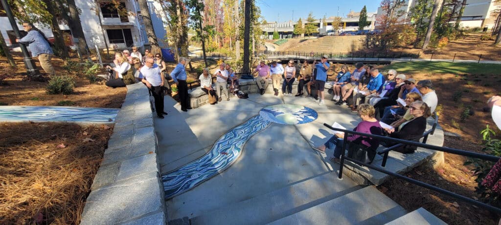 Debbie Mason Memorial Garden mosaic