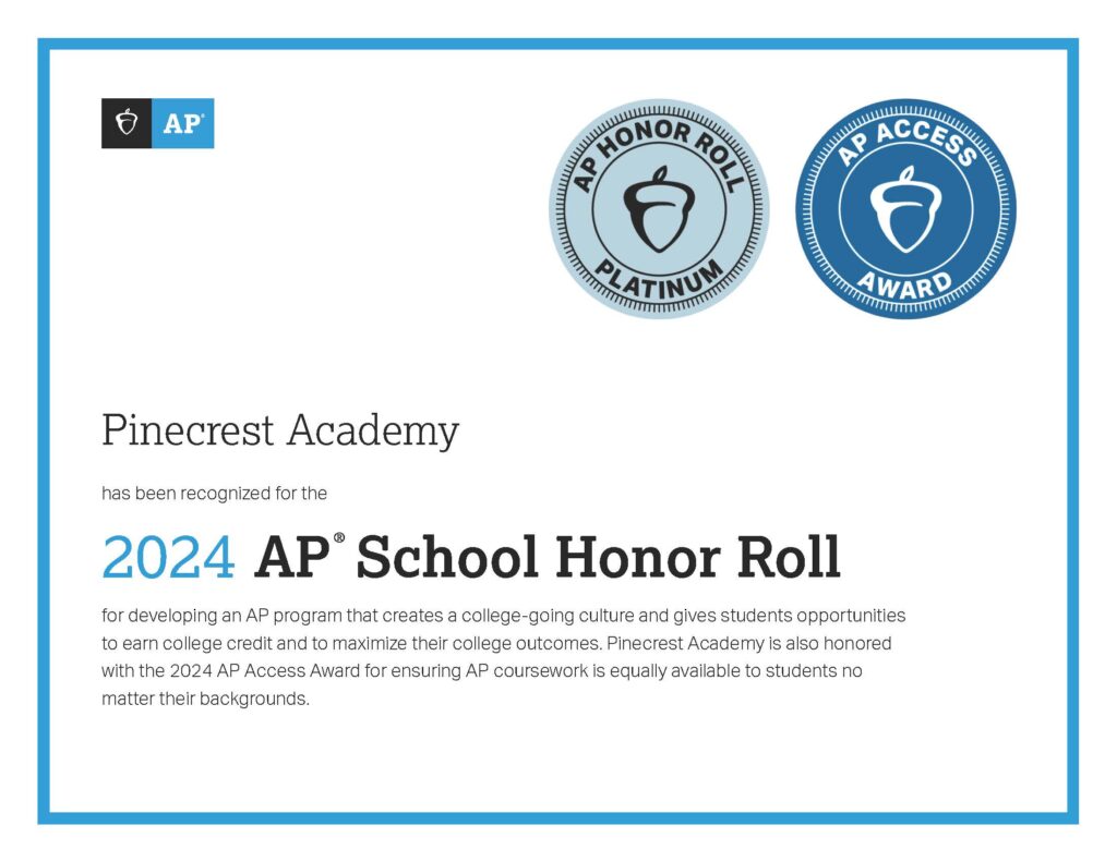 AP School Honor Roll Award