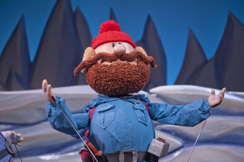 Puppet of Yukon Cornelius from Rudolph the Red-Nosed Reindeer at Center for Puppetry Arts