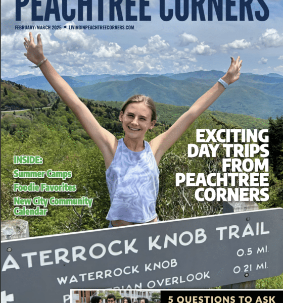 Cover of the February March 2025 issue of Peachtree Corners Magazine